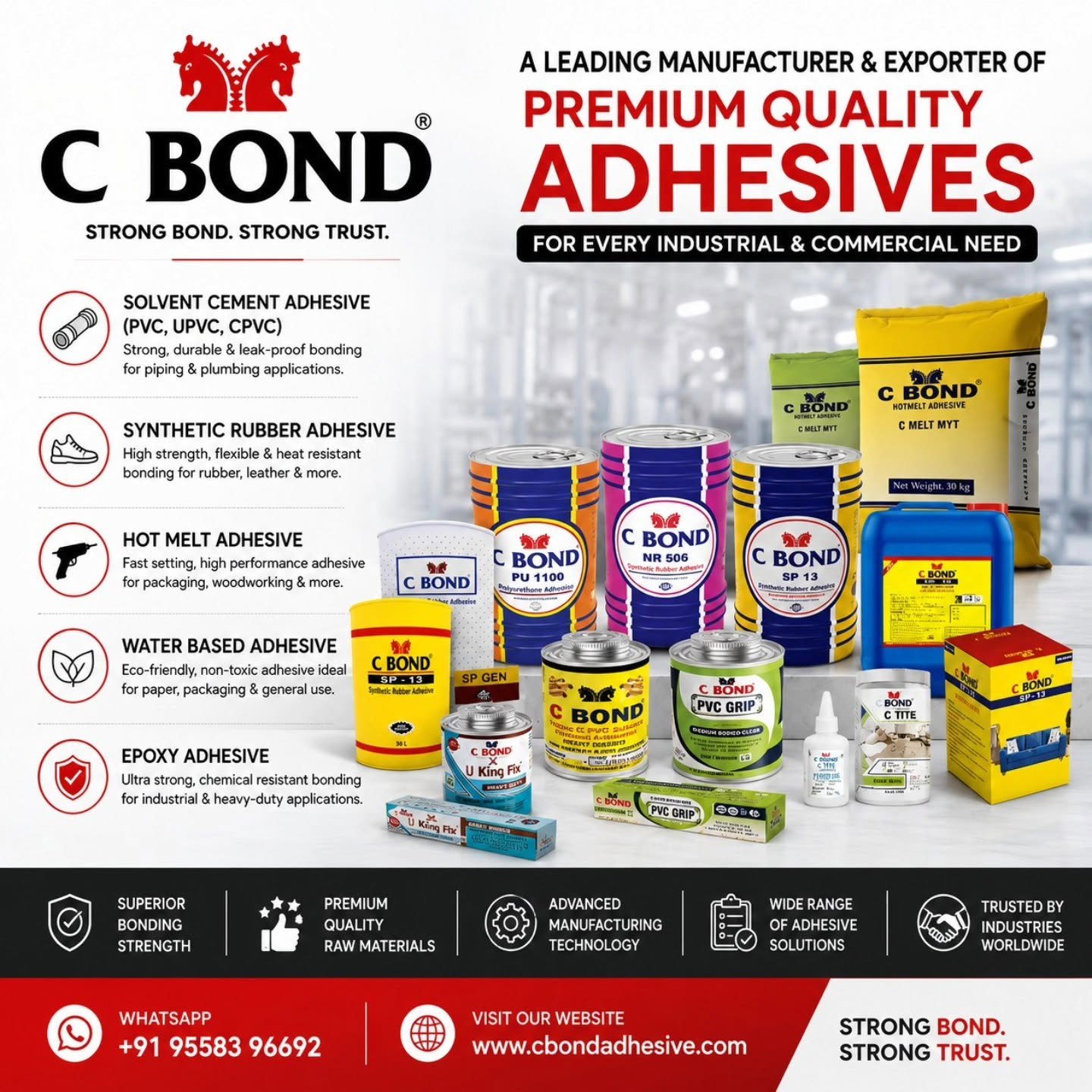 C BOND Premium Quality Adhesive
